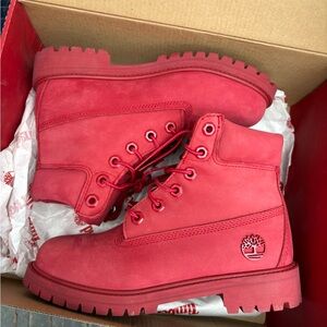 Timberland Red Premium Waterproof Boot Box (Medium Red)